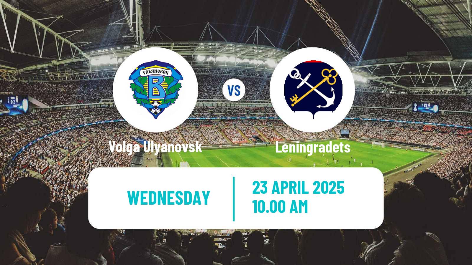 Soccer Russian FNL 2 Division A Gold Volga Ulyanovsk - Leningradets