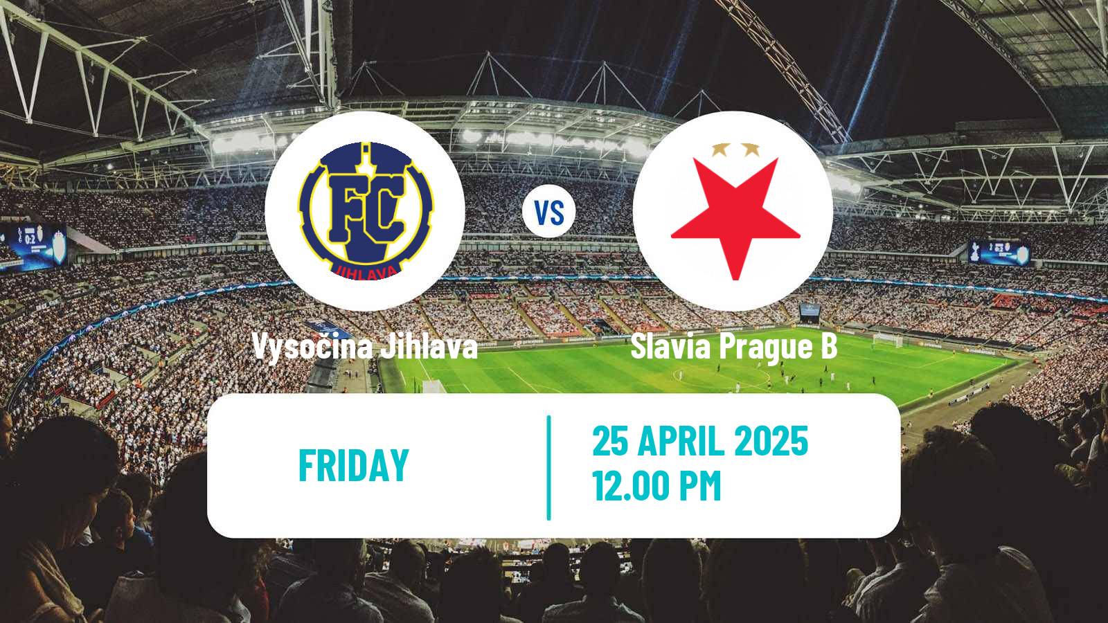 Soccer Czech Division 2 Vysočina Jihlava - Slavia Prague B