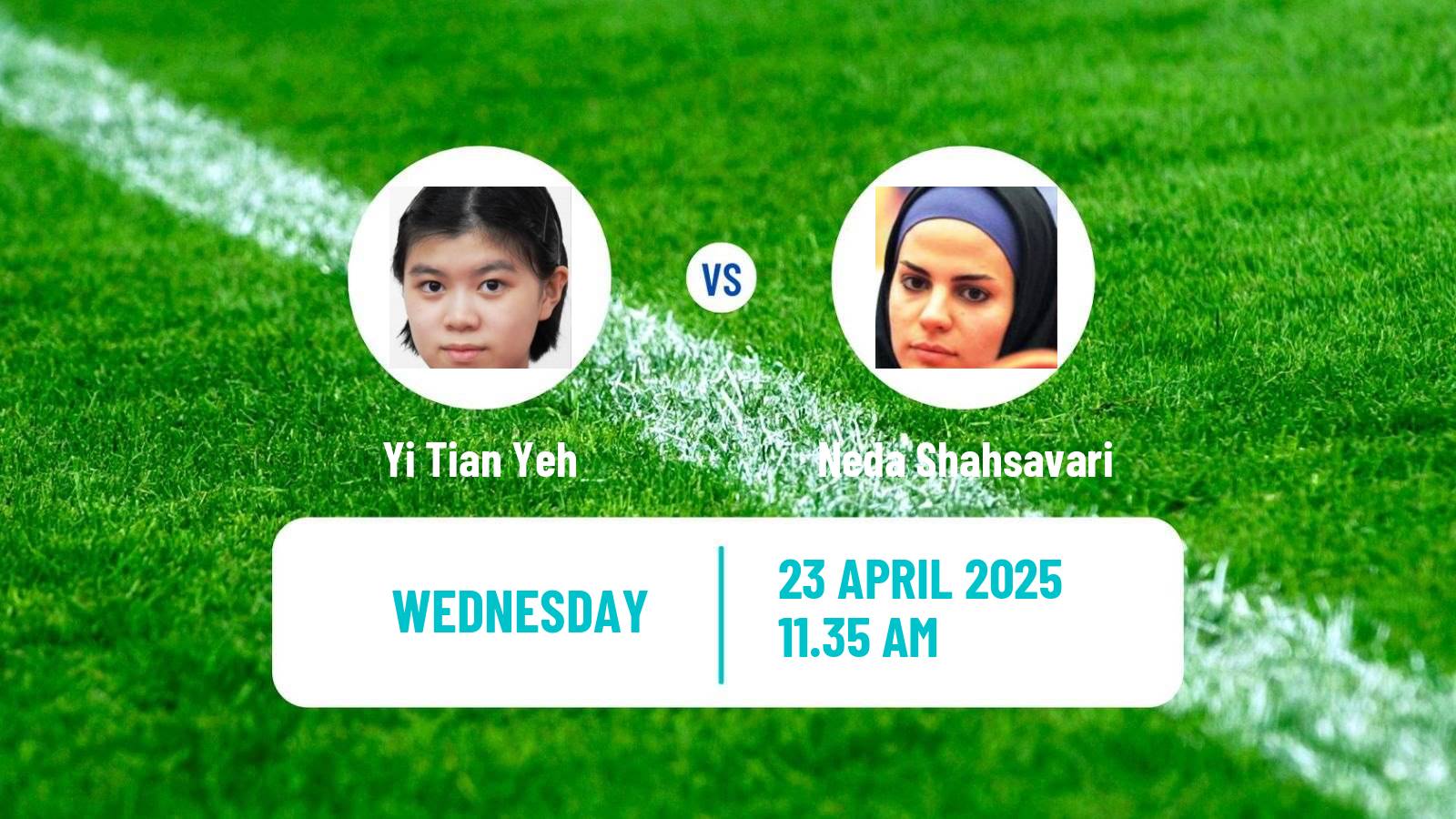 Table tennis Wtt Contender Tunis Women Yi Tian Yeh - Neda Shahsavari