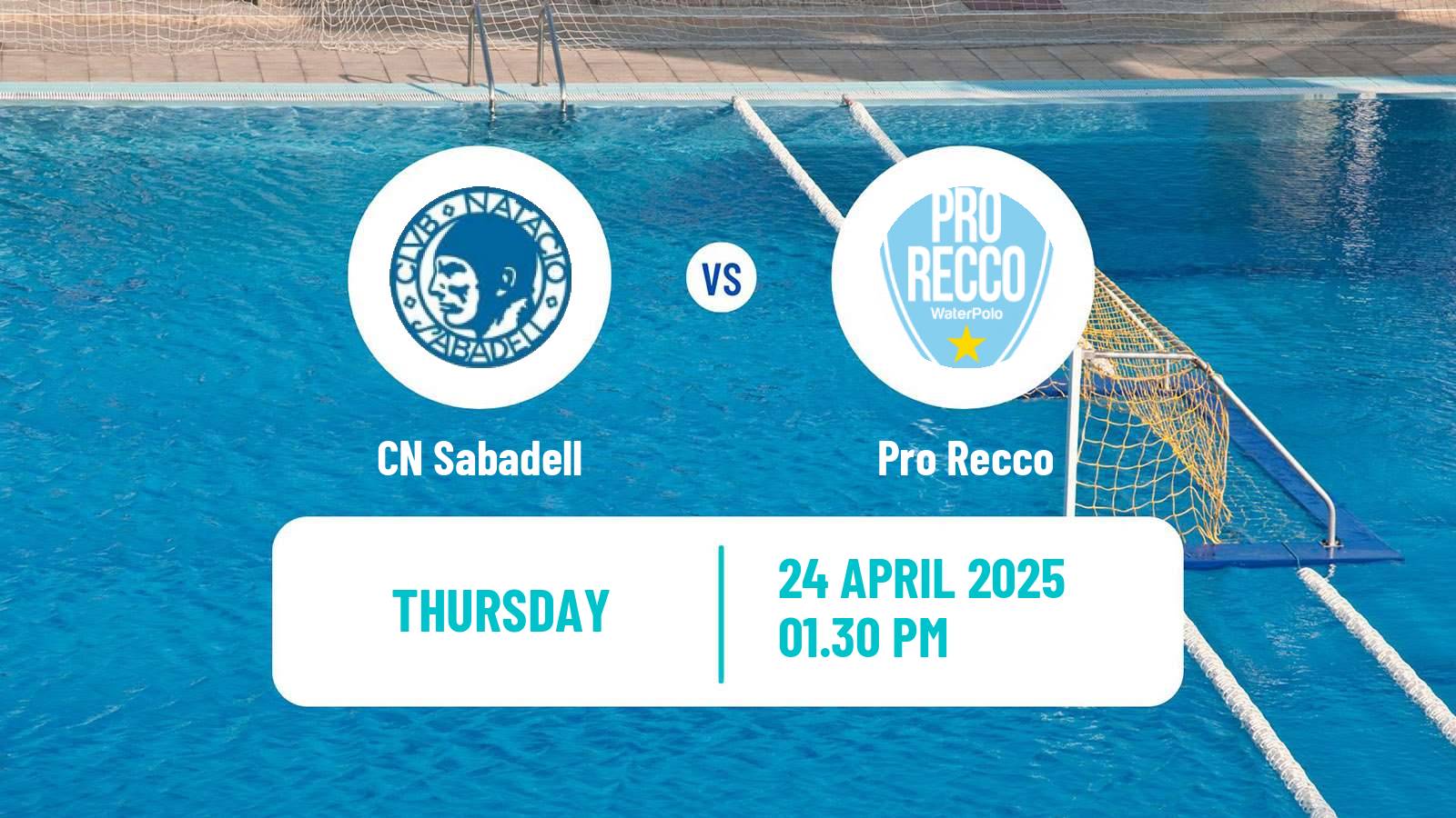Water polo Euro Cup Water Polo Sabadell - Pro Recco
