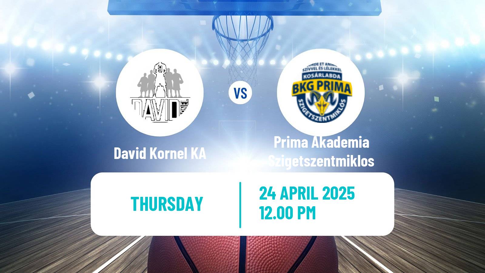 Basketball Hungarian NB I Basketball Women David Kornel KA - Prima Akademia Szigetszentmiklos