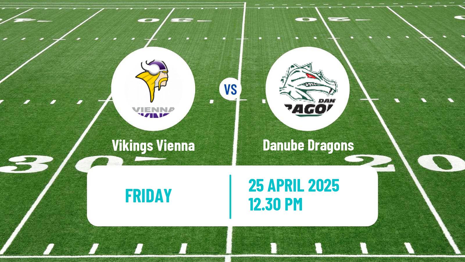 American football Austrian Football League Vikings Vienna - Danube Dragons