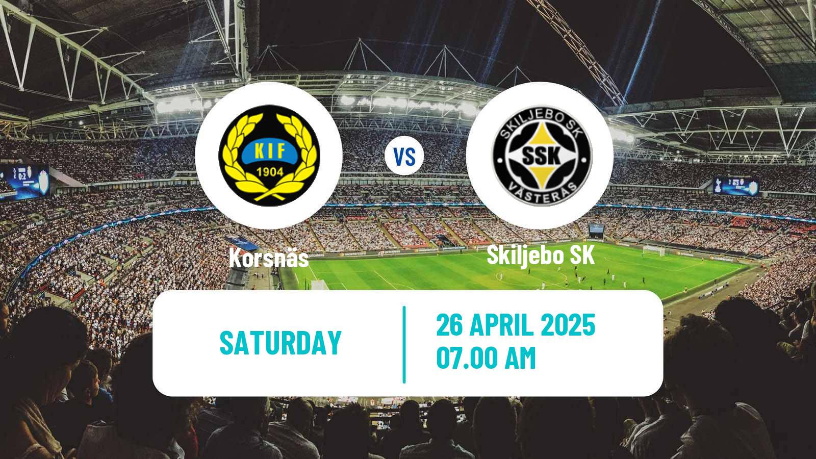 Soccer Swedish Division 2 - Norra Svealand Korsnäs - Skiljebo