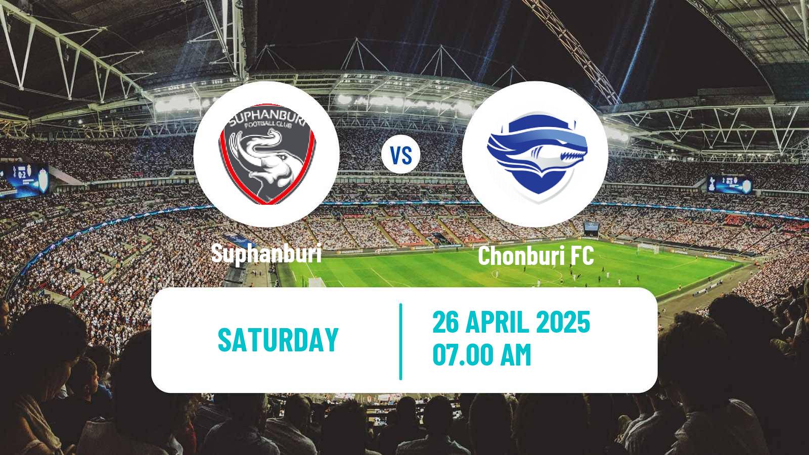 Soccer Thai League 2 Suphanburi - Chonburi