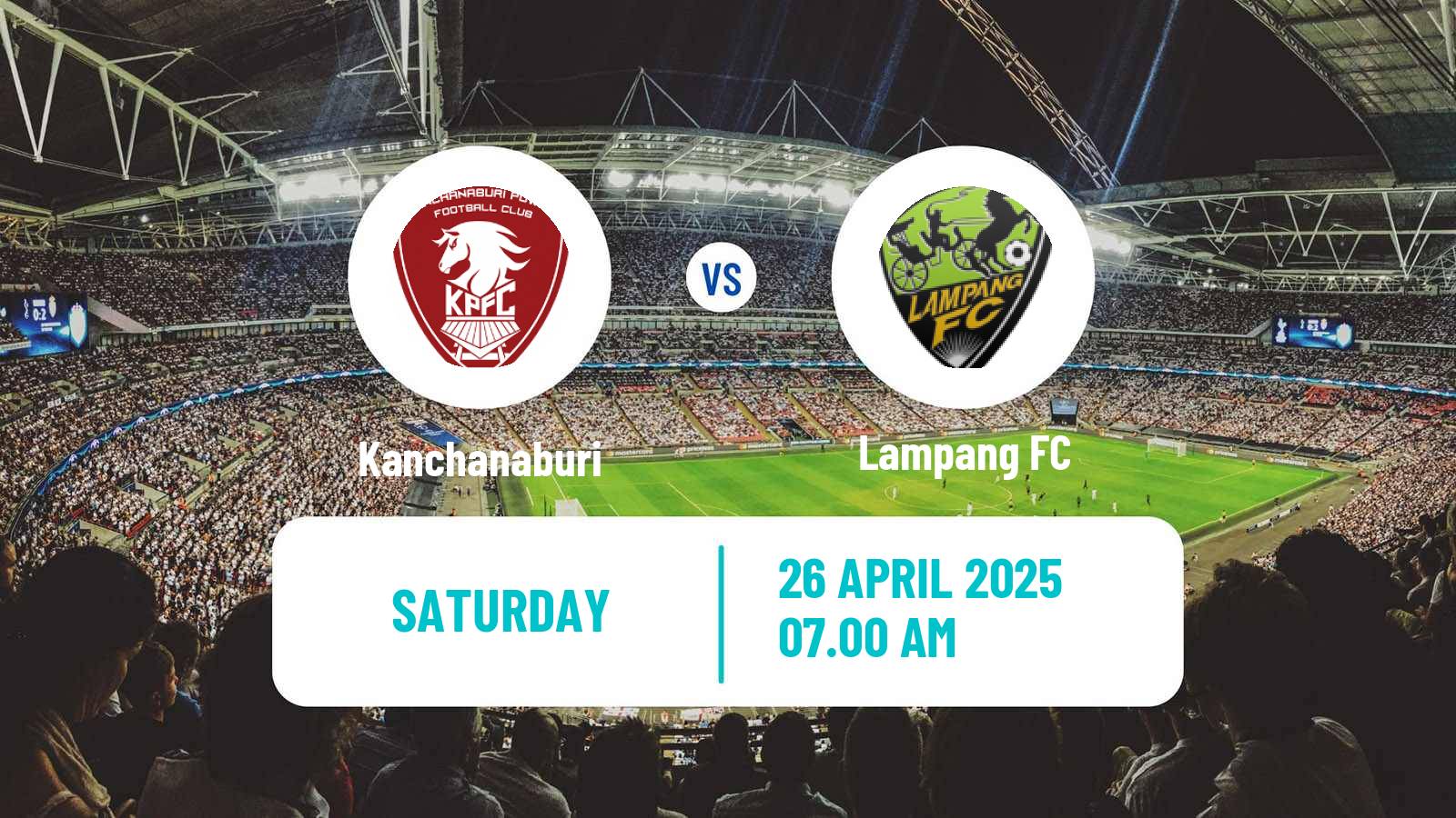 Soccer Thai League 2 Kanchanaburi - Lampang