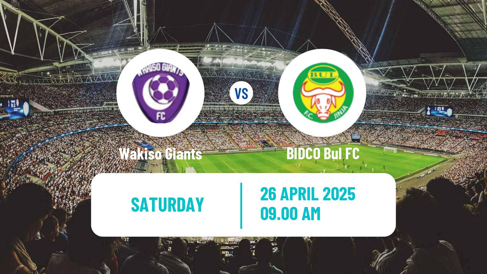 Soccer Ugandan Super League Wakiso Giants - Bul