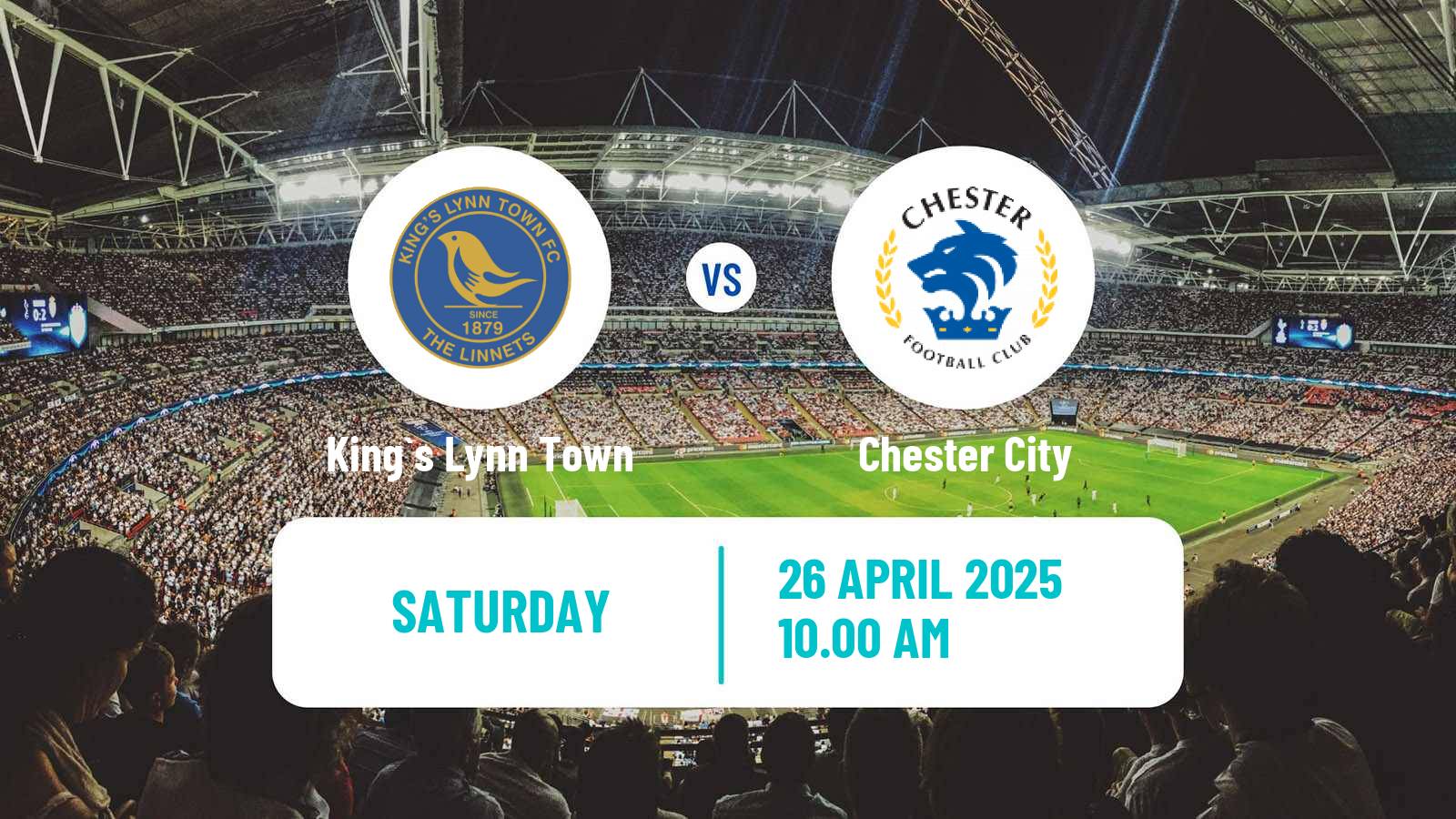 Soccer English National League North King`s Lynn Town - Chester