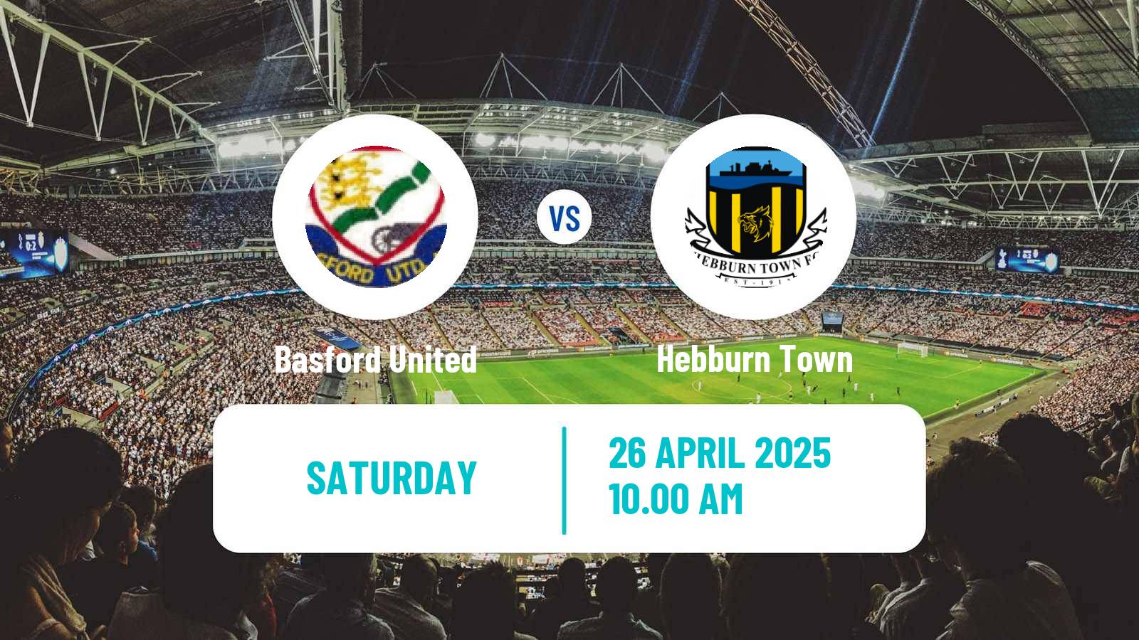 Soccer English NPL Premier Division Basford United - Hebburn Town