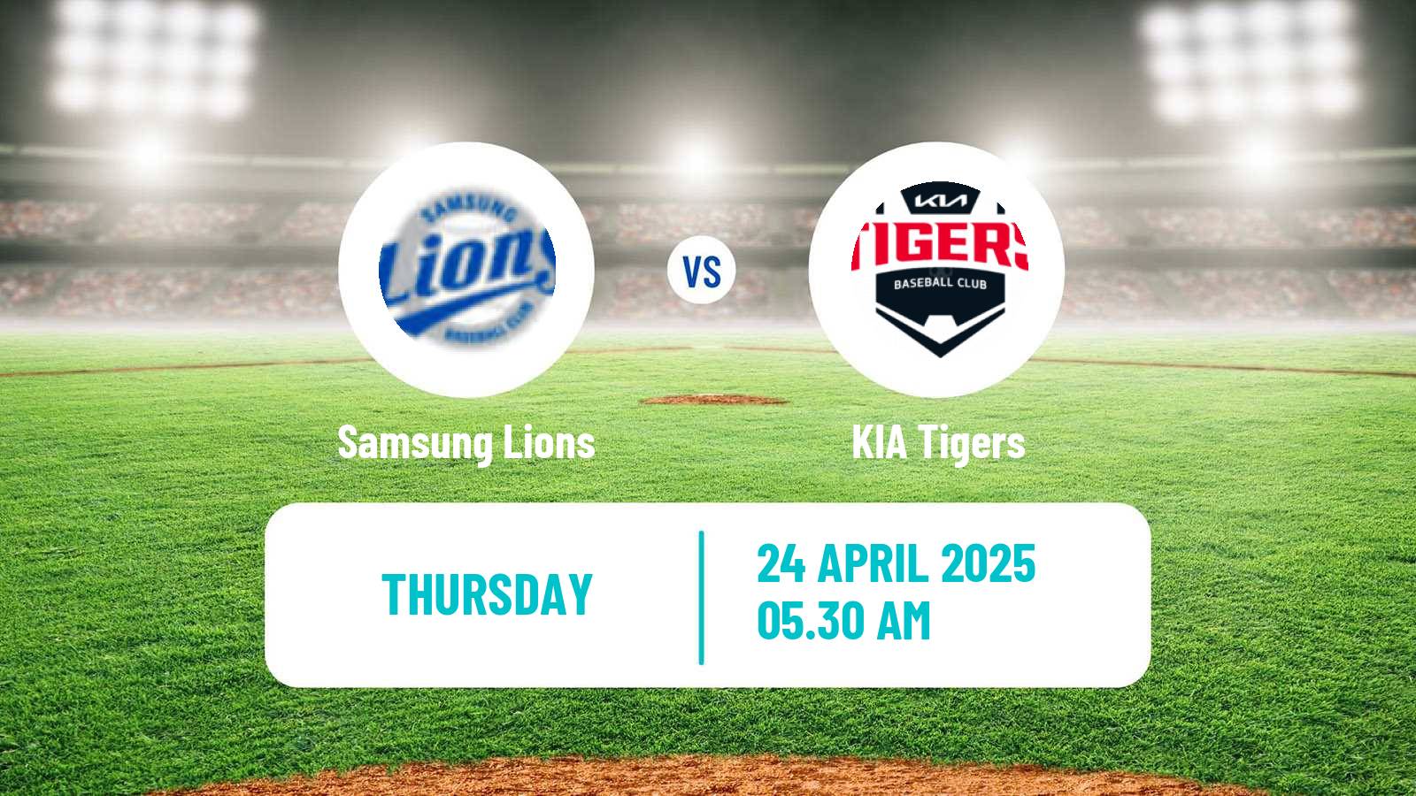 Baseball KBO Samsung Lions - KIA Tigers