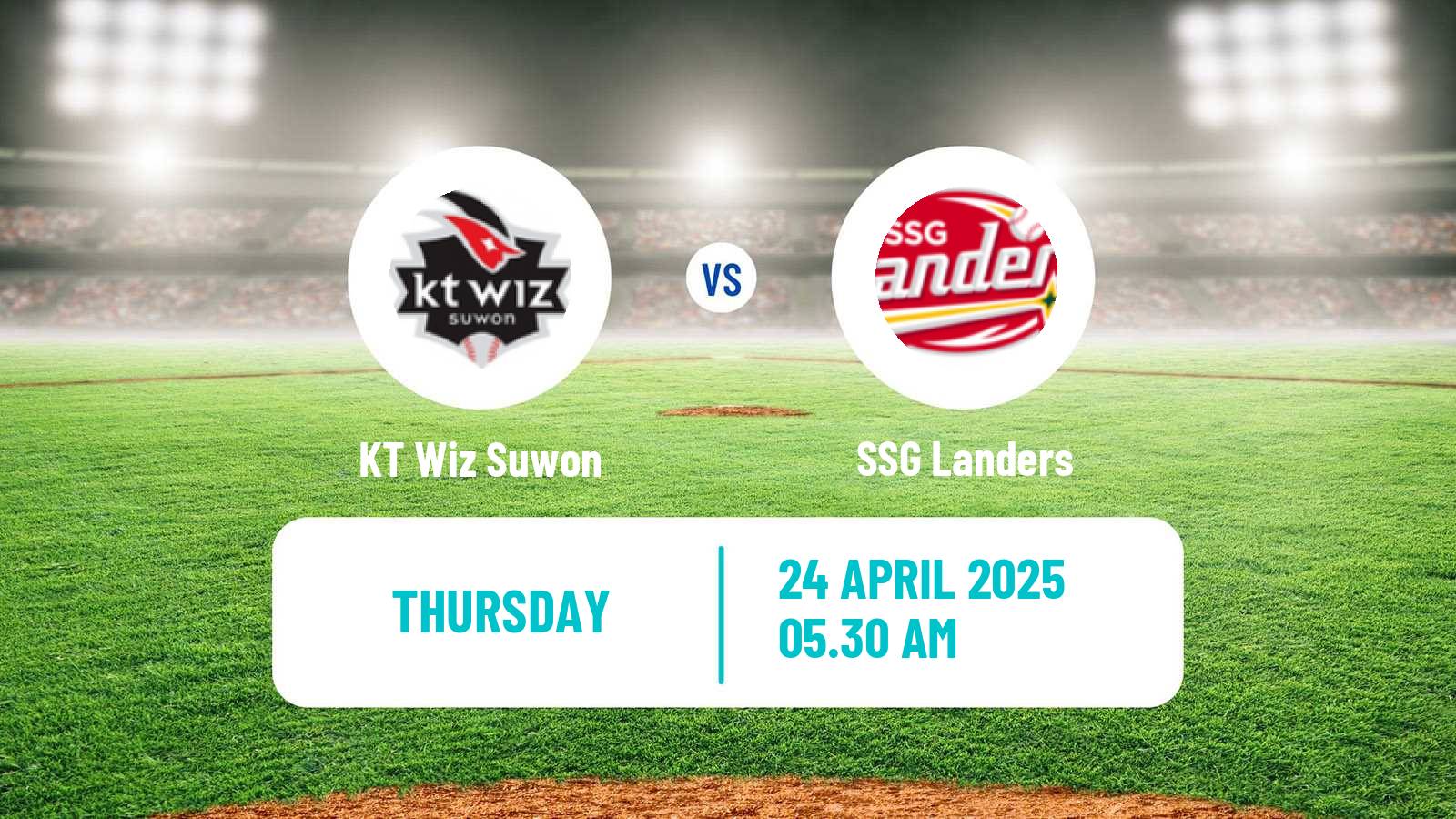 Baseball KBO KT Wiz Suwon - SSG Landers