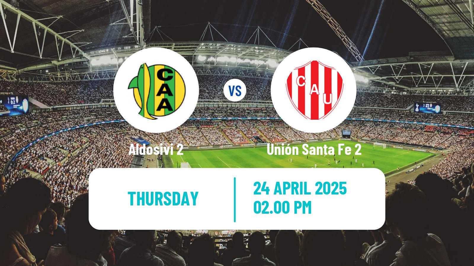 Soccer Argentinian Reserve League Aldosivi 2 - Unión Santa Fe 2