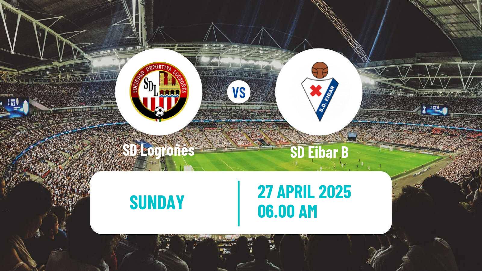 Soccer Spanish Segunda RFEF - Group 2 SD Logroñés - Eibar B