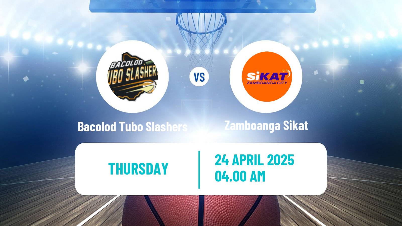 Basketball Philippines MBPL  Bacolod Tubo Slashers - Zamboanga Sikat