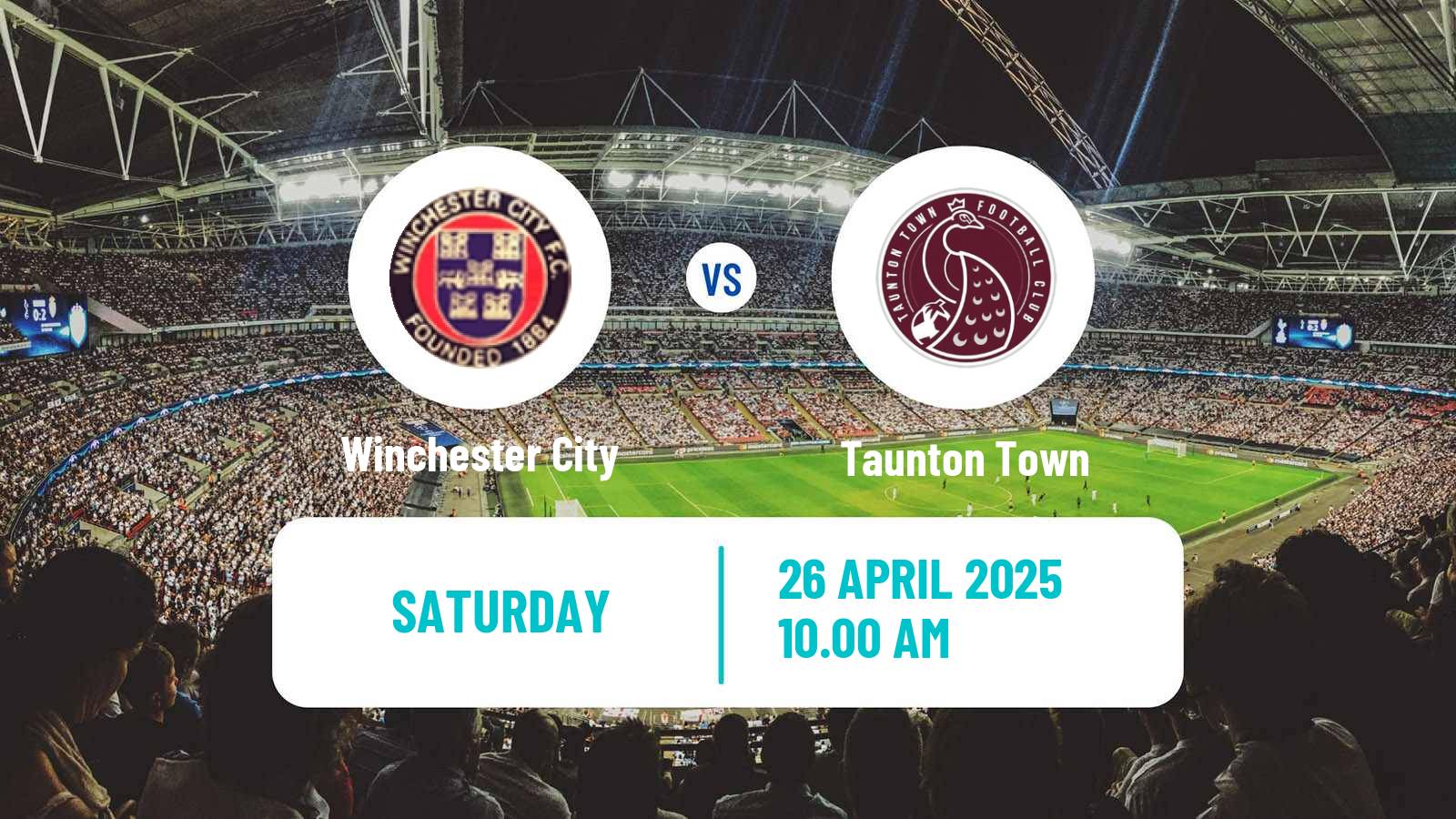 Soccer English Southern League South Division Winchester City - Taunton Town