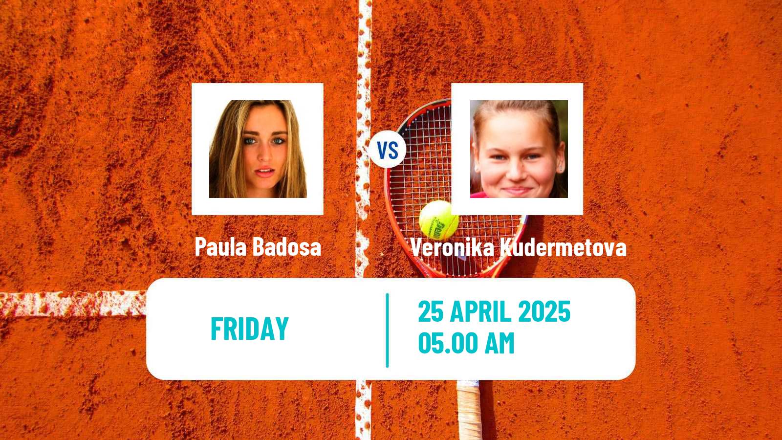 Tennis WTA Madrid Paula Badosa - Veronika Kudermetova