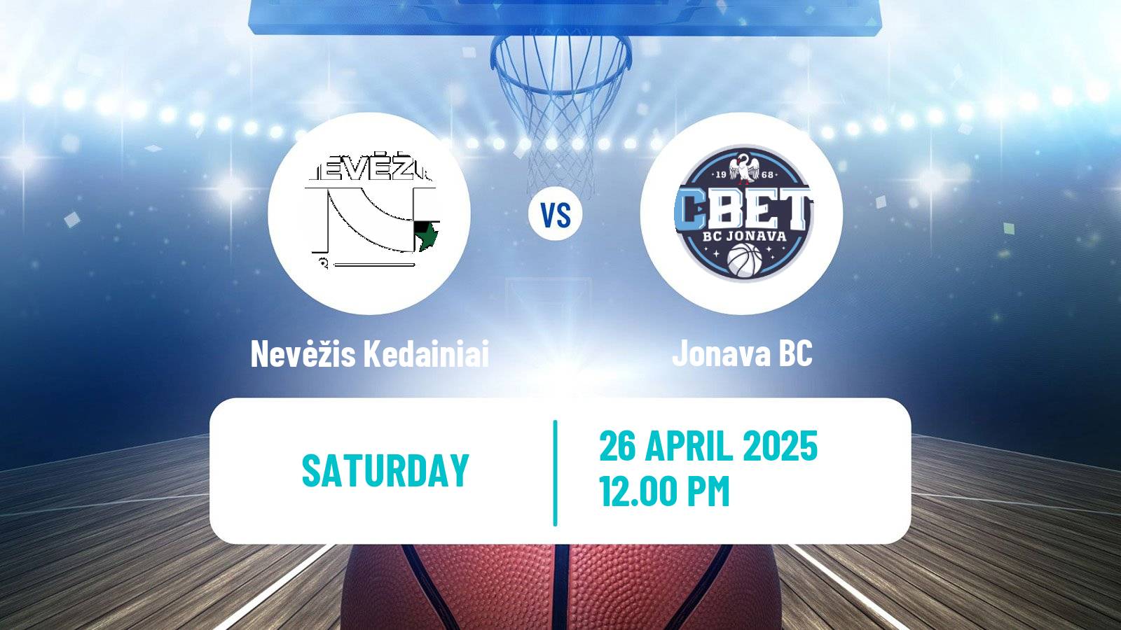 Basketball Lietuvos Krepsinio Lyga Nevėžis Kedainiai - Jonava