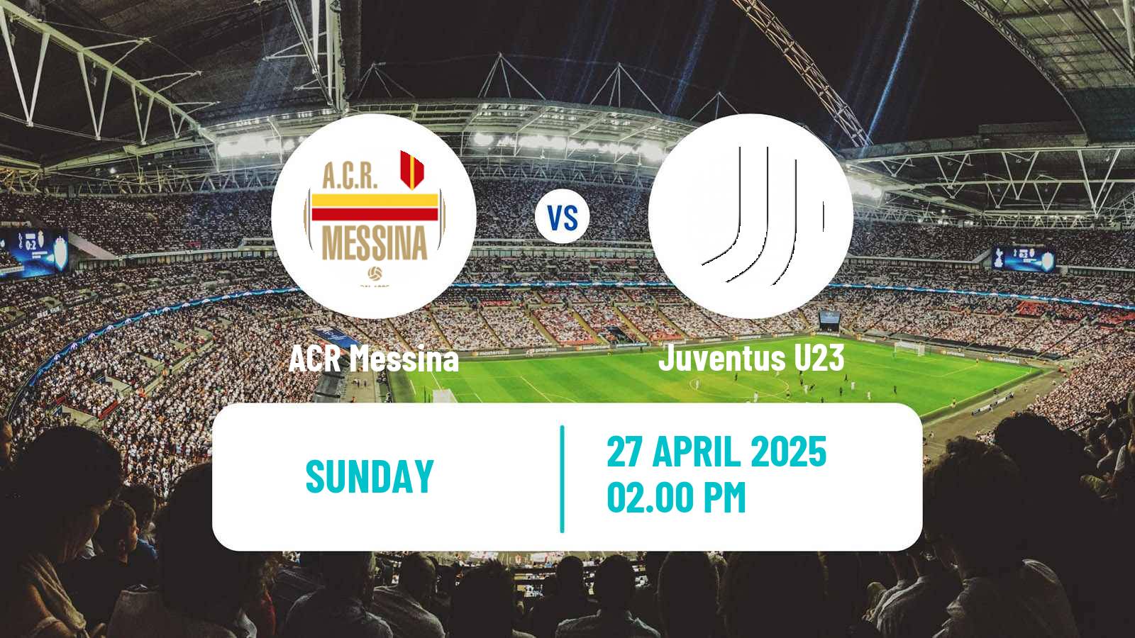 Soccer Italian Serie C Group C ACR Messina - Juventus U23