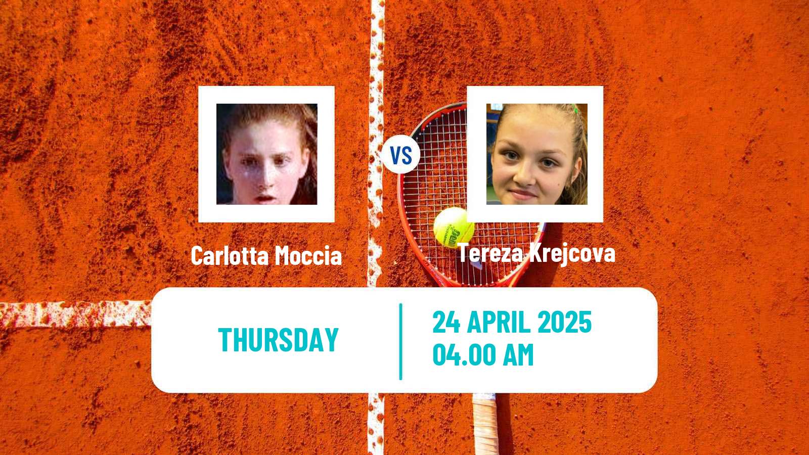 Tennis ITF W35 Sharm Elsheikh 2 Women Carlotta Moccia - Tereza Krejcova
