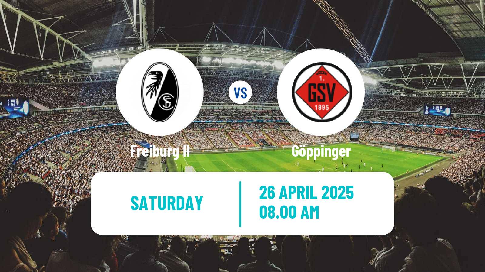 Soccer German Regionalliga Sudwest Freiburg II - Göppinger