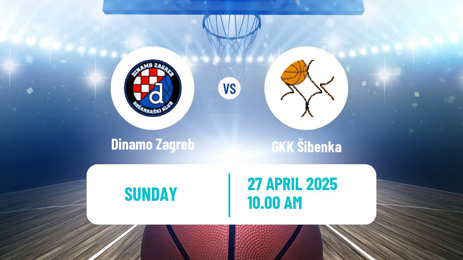 Basketball Croatian Premijer Liga Basketball Dinamo Zagreb - GKK Šibenka