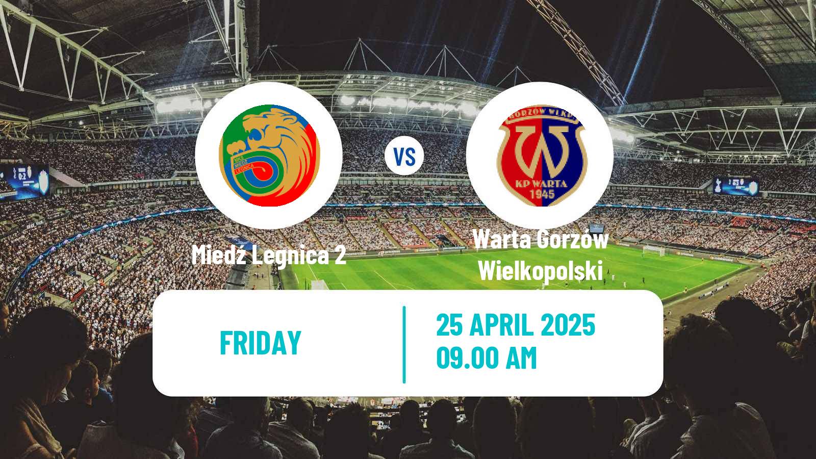 Soccer Polish Division 3 - Group III Miedź Legnica 2 - Warta Gorzów Wielkopolski