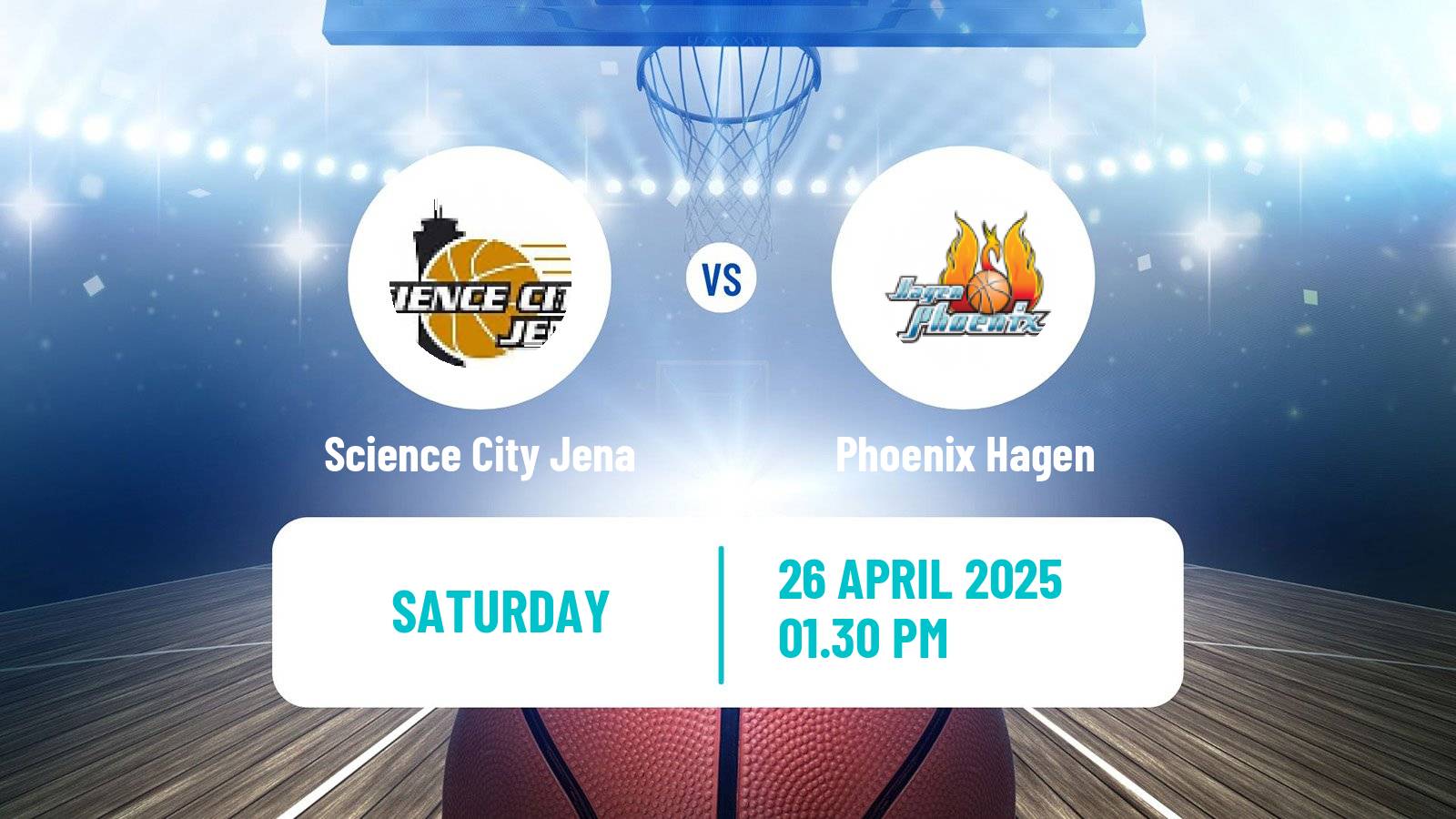 Basketball German Pro A Basketball Science City Jena - Phoenix Hagen