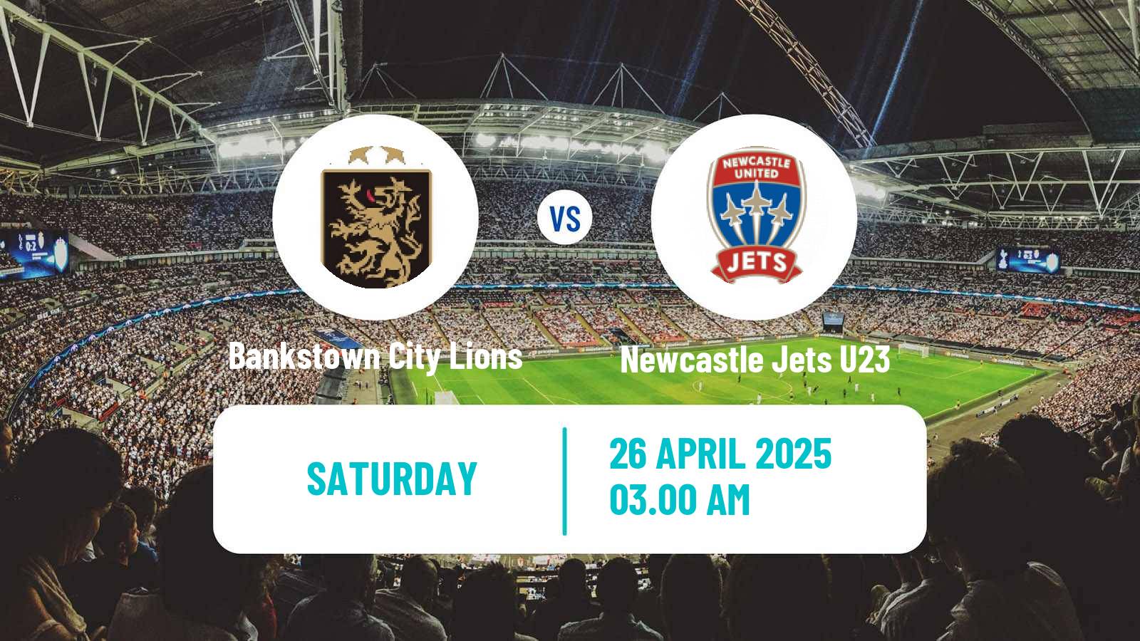 Soccer Australian NSW League One Bankstown City Lions - Newcastle Jets U23