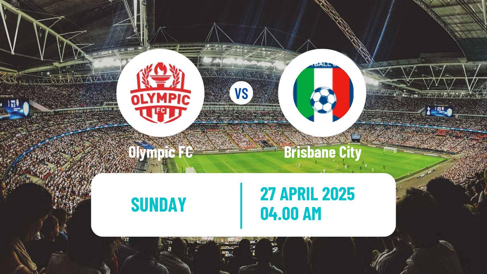 Soccer Australian NPL Queensland Olympic FC - Brisbane City