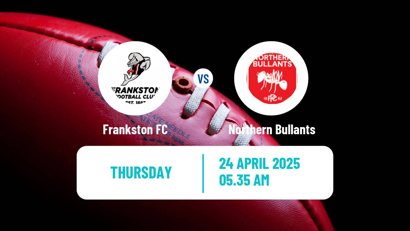 Aussie rules VFL Frankston - Northern Bullants