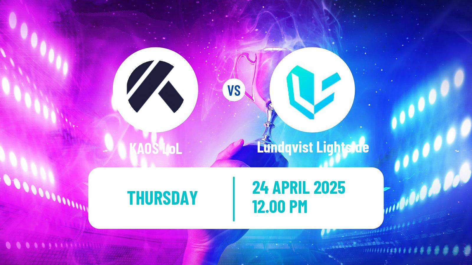 Esports League Of Legends Nlc KAOS - Lundqvist Lightside