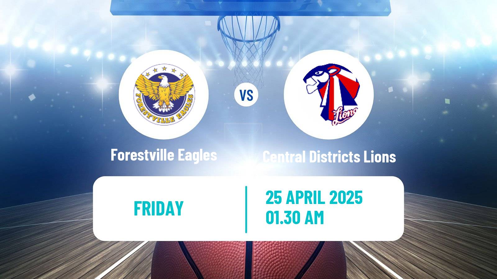 Basketball Australian NBL1 Central Women Forestville Eagles - Central Districts Lions