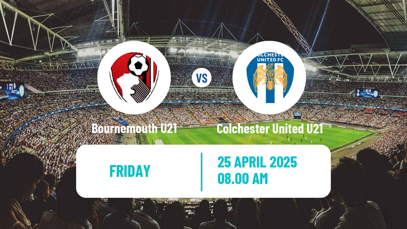 Soccer English Professional Development League Bournemouth U21 - Colchester United U21