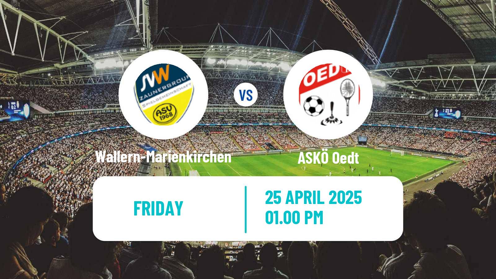 Soccer Austrian Regionalliga Central Wallern-Marienkirchen - ASKÖ Oedt