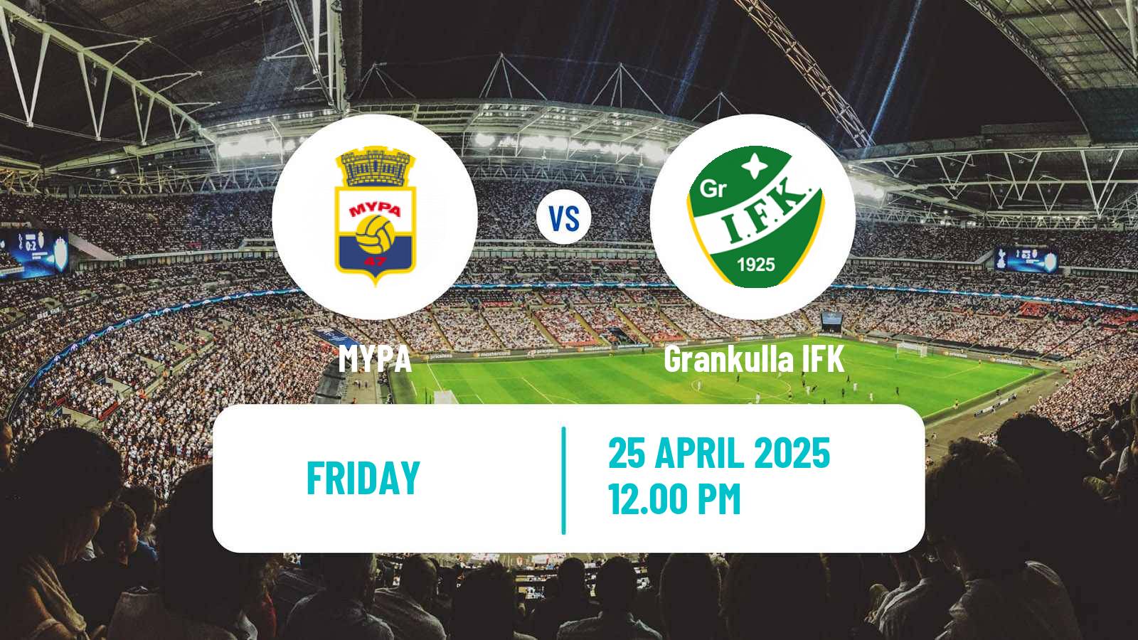 Soccer Finnish Kakkonen Group A MYPA - Grankulla IFK