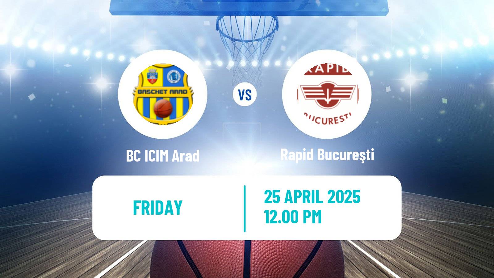 Basketball Romanian Liga National Basketball Women ICIM Arad - Rapid Bucureşti