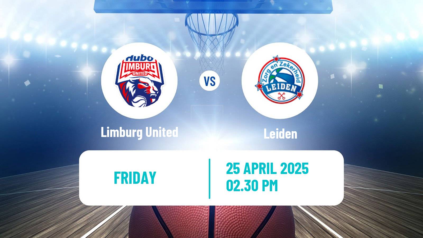 Basketball BNXT League Limburg United - Leiden