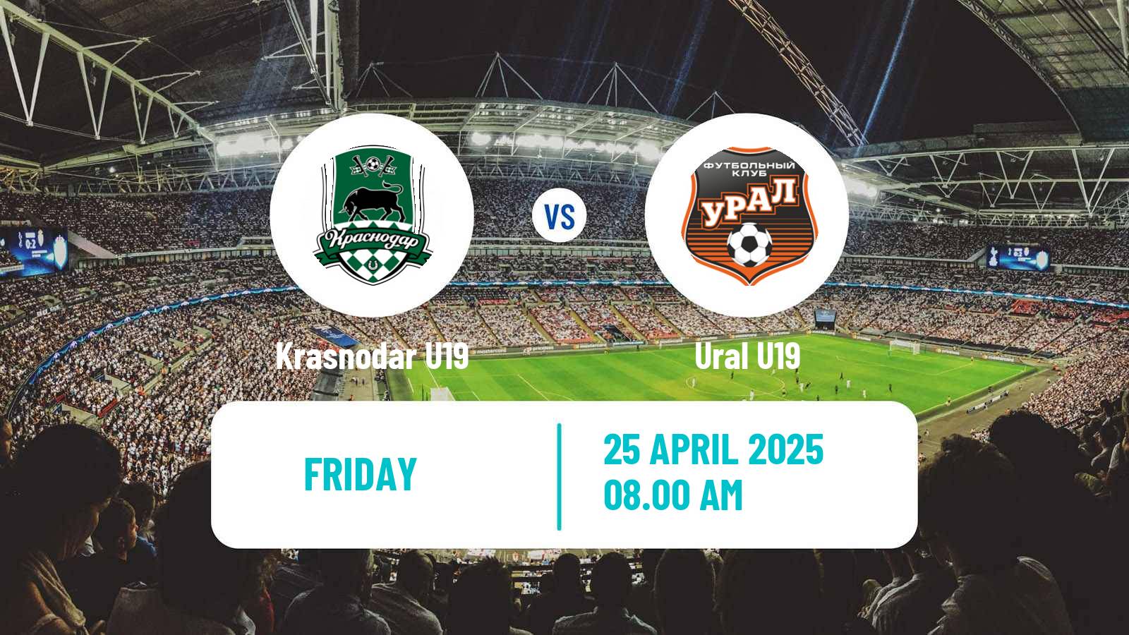 Soccer Russian Youth League Krasnodar U19 - Ural U19