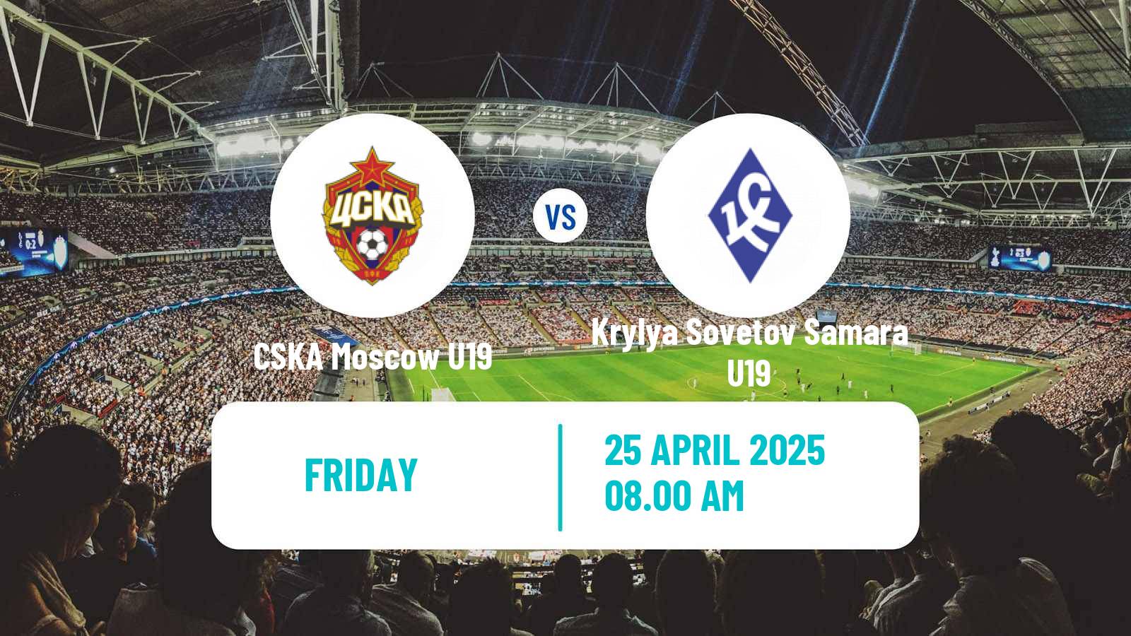Soccer Russian Youth League CSKA Moscow U19 - Krylya Sovetov Samara U19