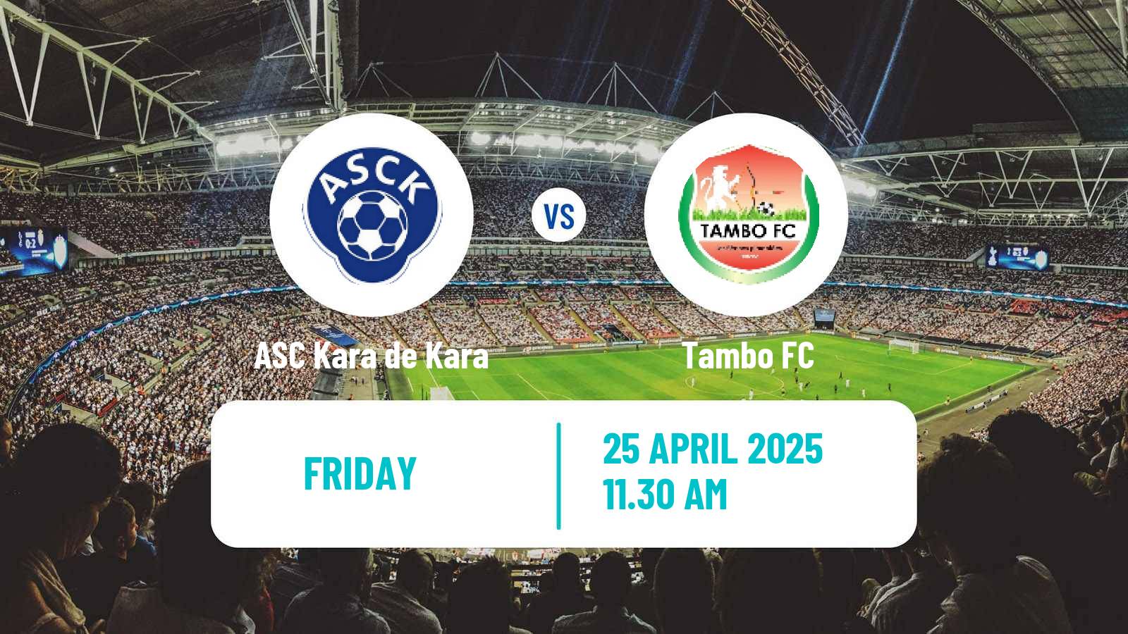 Soccer Togolese Championnat National ASC Kara de Kara - Tambo