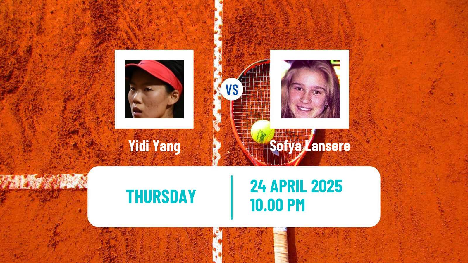 Tennis ITF W15 Wuning 3 Women Yidi Yang - Sofya Lansere
