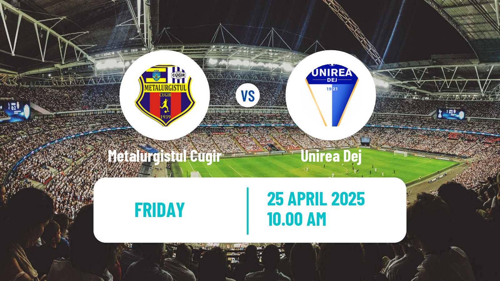 Soccer Romanian Liga 3 - Seria 7 Metalurgistul Cugir - Unirea Dej