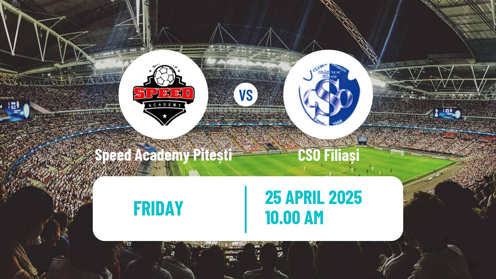 Soccer Romanian Liga 3 - Seria 8 Speed Academy Pitești - Filiași