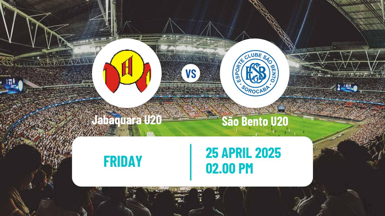Soccer Brazilian Paulista U20 Jabaquara U20 - São Bento U20