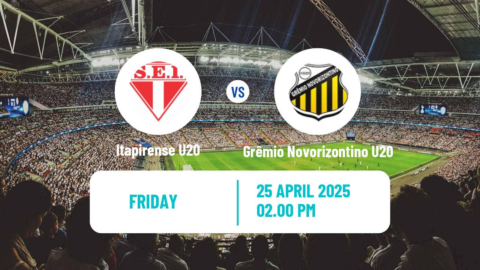 Soccer Brazilian Paulista U20 Itapirense U20 - Grêmio Novorizontino U20