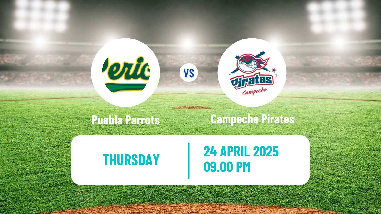 Baseball LMB Puebla Parrots - Campeche Pirates