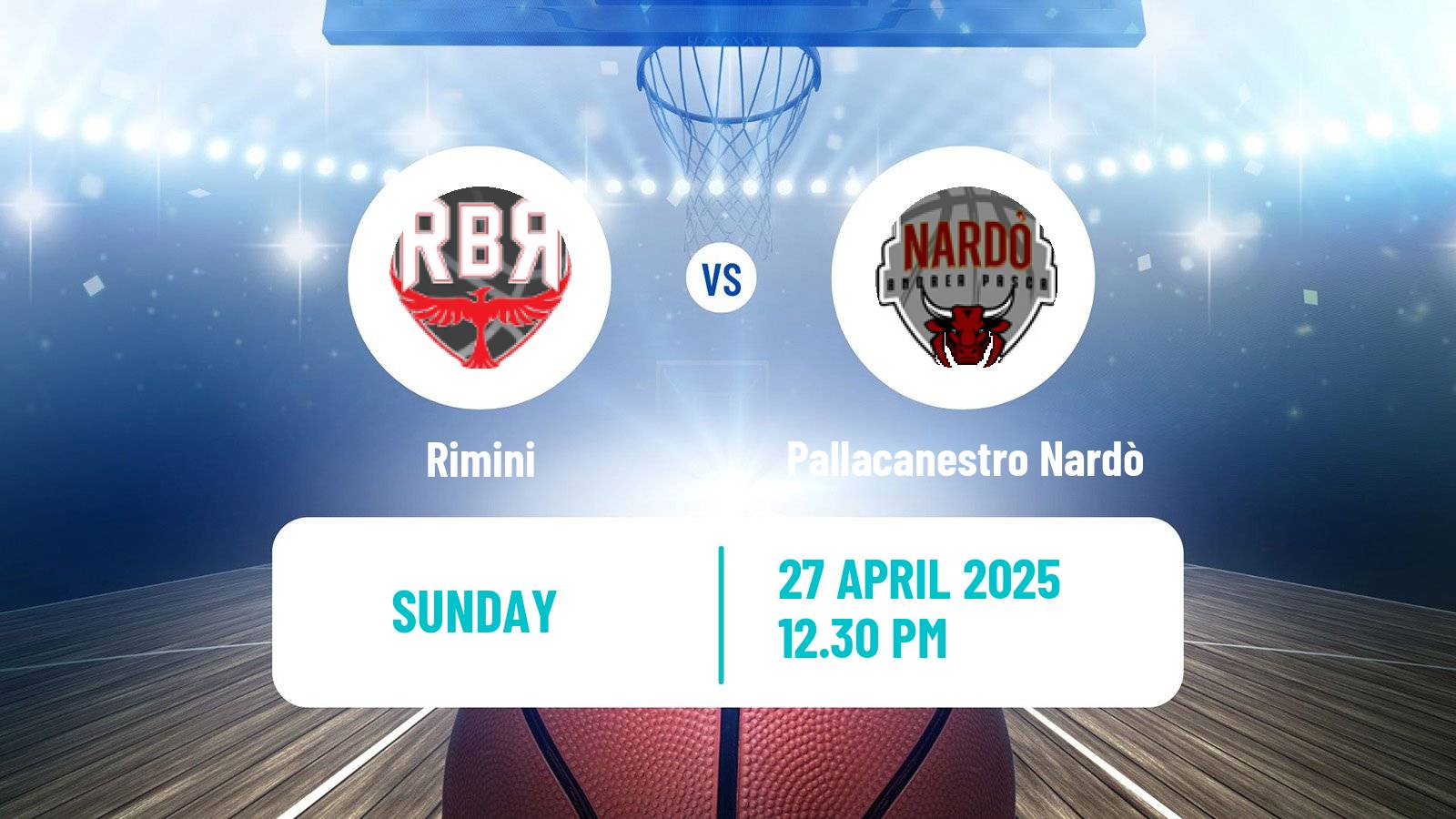 Basketball Italian Serie A2 Basketball Rimini - Pallacanestro Nardò