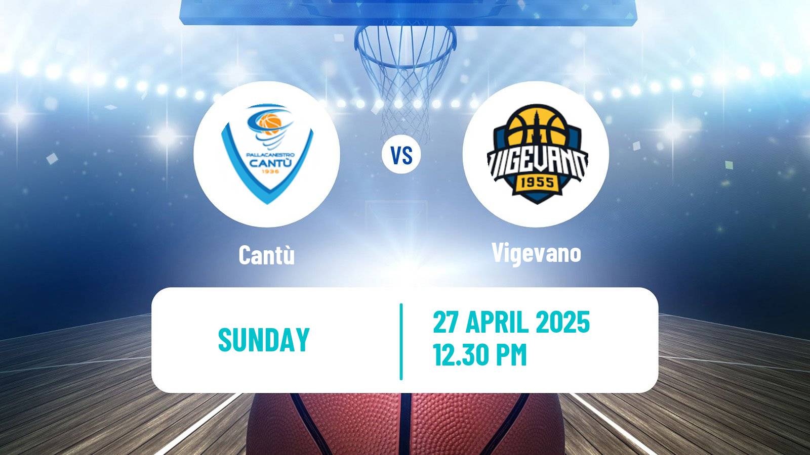 Basketball Italian Serie A2 Basketball Cantù - Vigevano