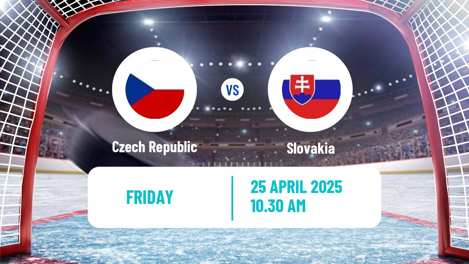 Hockey Friendly International Ice Hockey Czech Republic - Slovakia