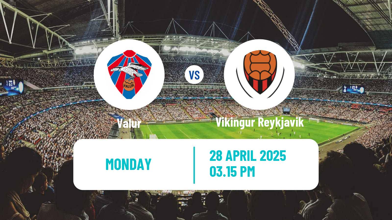 Soccer Icelandic Besta-deild karla Valur - Vikingur Reykjavik