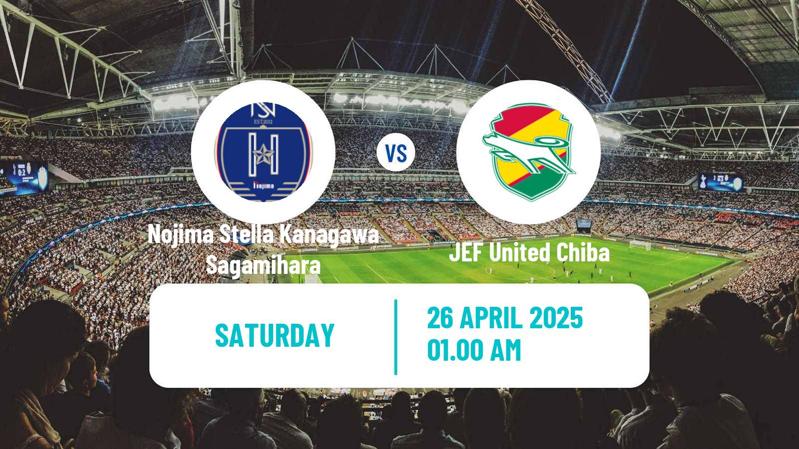 Soccer Japan WE League Women Nojima Stella Kanagawa Sagamihara - JEF United Chiba